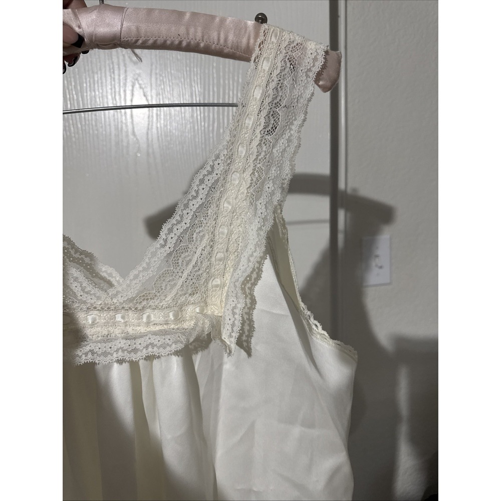 Christian Dior Neiman Markus Vintage Ivory Full Slip Size Large Satin Silky USA - Picture 11 of 16